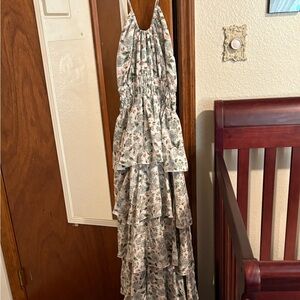 Kivari Floral Print Maxi dress